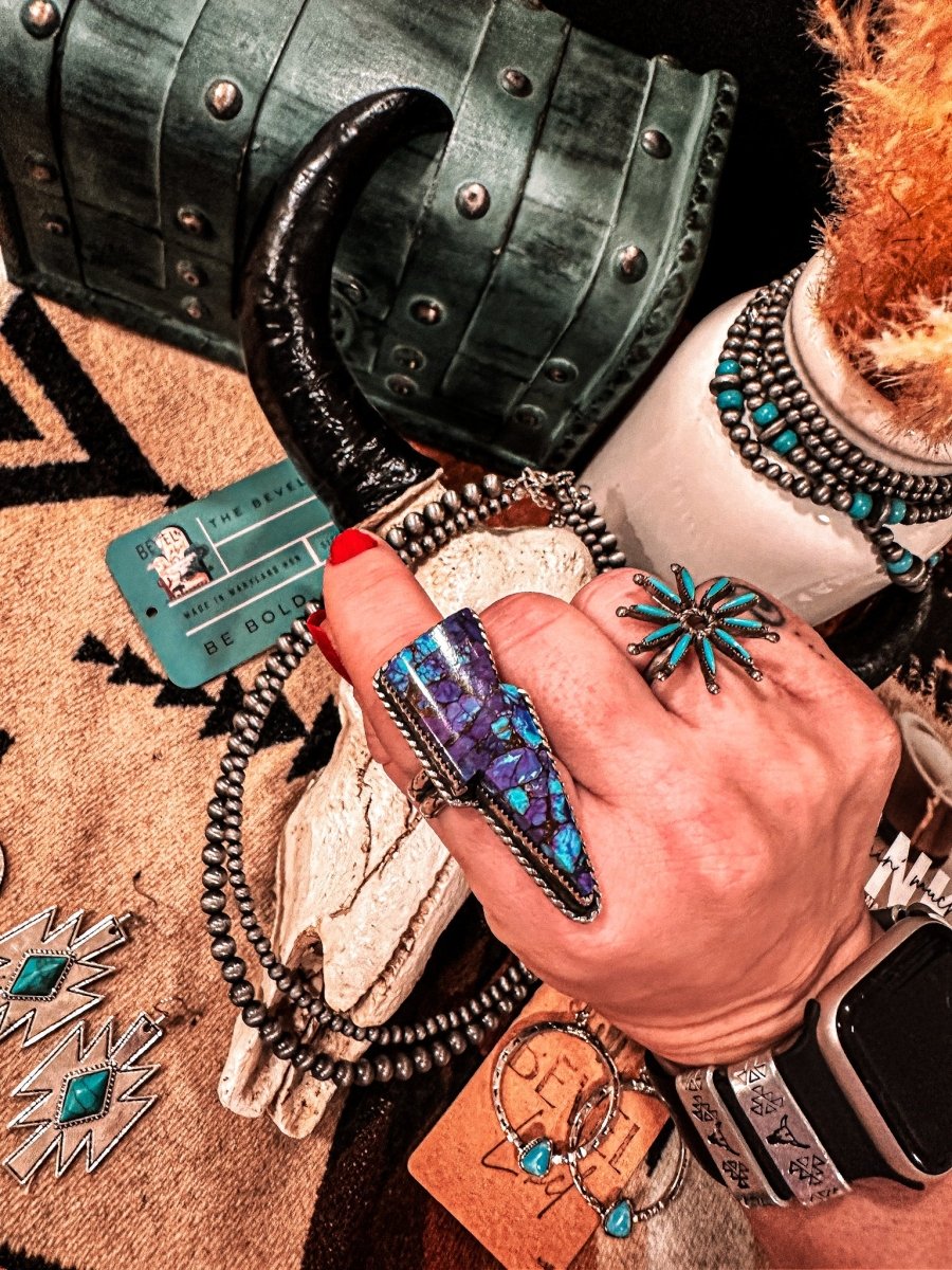 Ride the Lightning Purple Mohave Ring | ring |